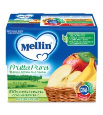 MELLIN FRUTTA PURA ME/BA4X100G