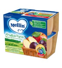 MELLIN FRUTTA PURA PR/ME4X100G