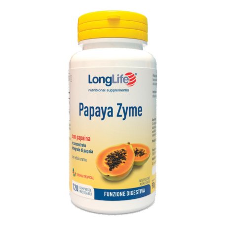 LONGLIFE PAPAYA ZYME 120CPR