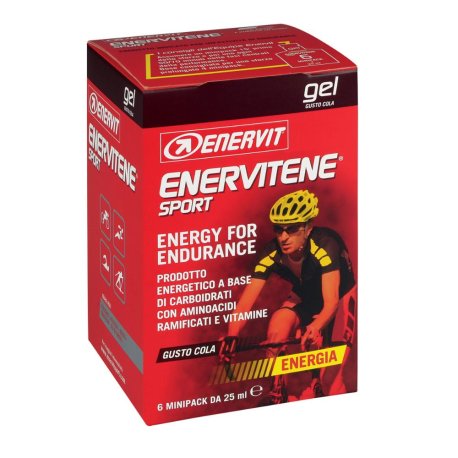 ENERVITENE GEL PACK COLA 6PZ