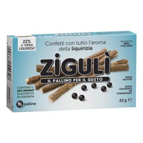 ZIGULI LIQUIRIZIA 36PALLINE