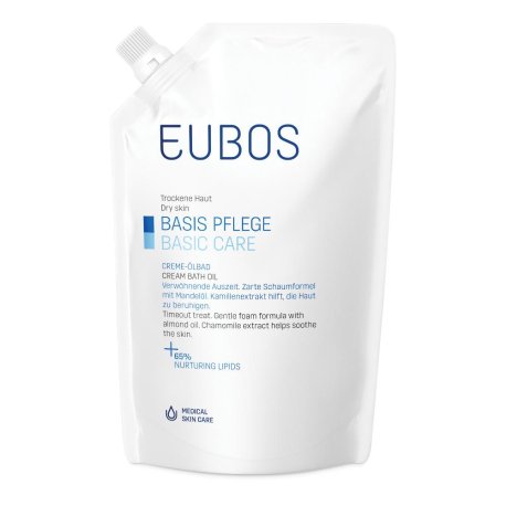 EUBOS OLIO BAGNO RICARICA400ML