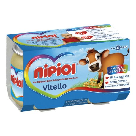 NIPIOL OMOG VITELLO 120G 2PZ