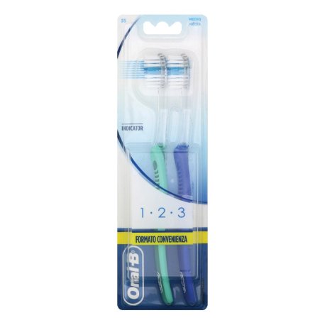 ORALB 123 INDICATOR SPAZZ 2PZ