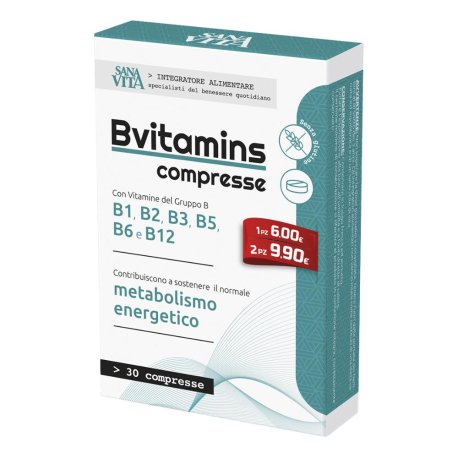 SANAVITA BVITAMINS 30CPR