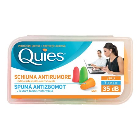 QUIES TAPPO AURIC SCHIUMA 3PA