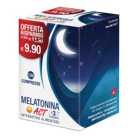 MELATONINA ACT 1MG+3COMP120CPR