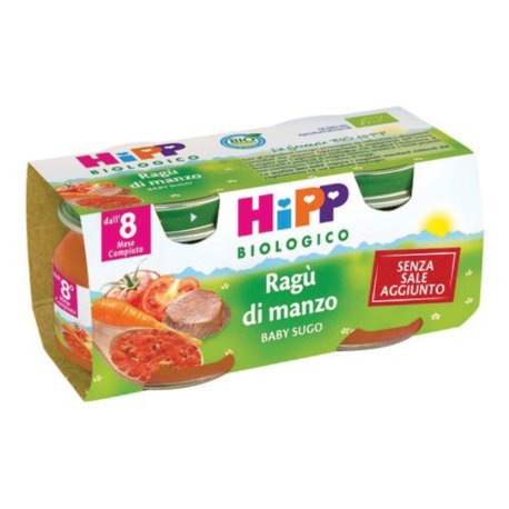 HIPP BIO SUGO RAGU MANZO 2X80G