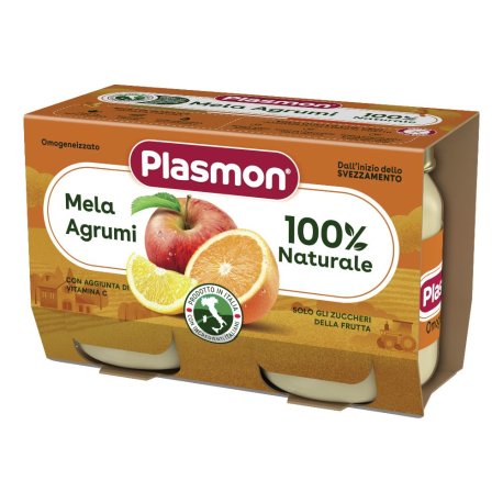 PLASMON OMOG MELA/AGRUMI2X104G