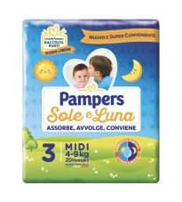 PAMPERS SOLE&LUNA MIDI 20PZ