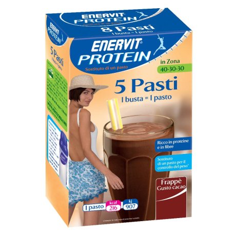 ENERVIT PROTEIN FRAP CACAO 5BU