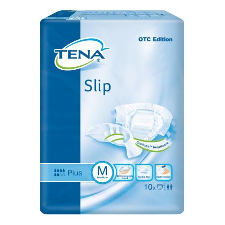 TENA SLIP PLUS PANN M 10PZ