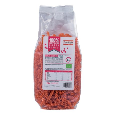 FUSILLI LENTICCHIE ROSSE BIO