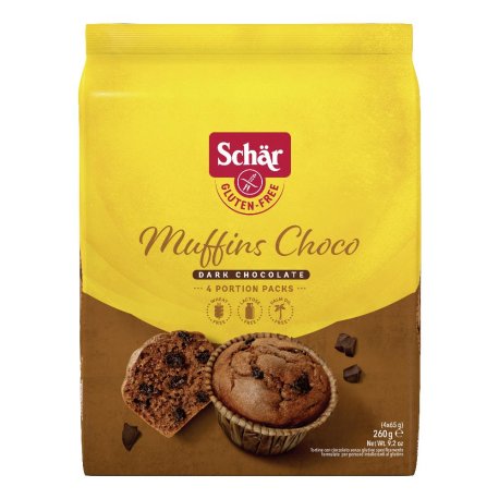 SCHAR MUFFINS CHOCO CIOC 4X65G