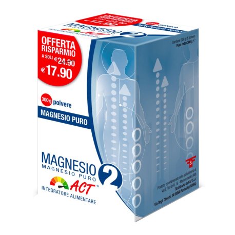 MAGNESIO 2 ACT PURO POLV 300G