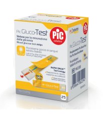 PIC STRISCE GLUCOTEST 25PZ