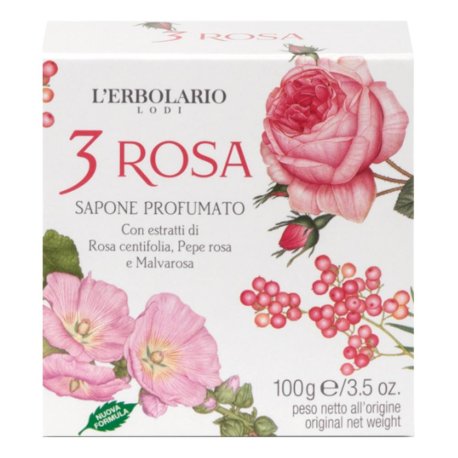 3 ROSA SAPONE 100G