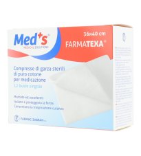 GARZA MEDS 12/8 36X40CM 12PZ