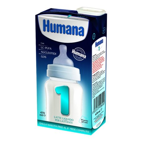 HUMANA 1 LCP+GOS+NUCLEOT 470ML