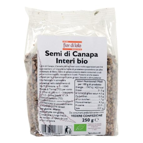 SEMI CANAPA INTERI BIO 250G