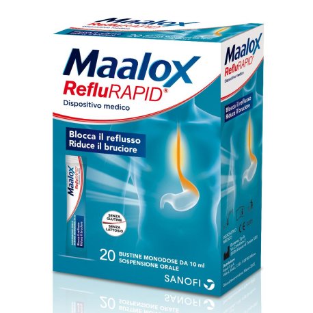 MAALOX REFLURAPID 20BUST