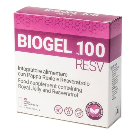 BIOGEL RESV 100MG 15BUST