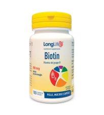 LONGLIFE BIOTIN 900MCG 100CPR