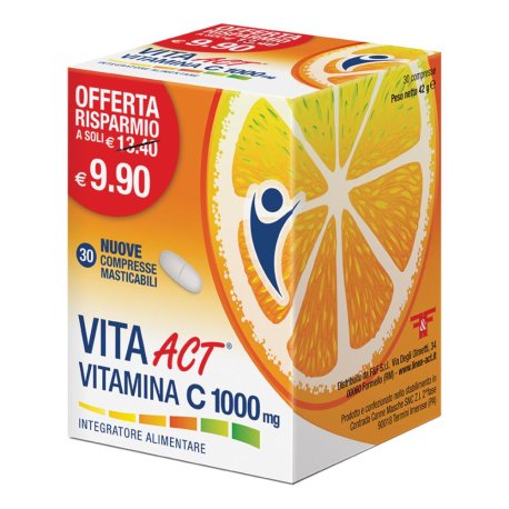 VITAMINA C ACT 1000 30CPR MAST