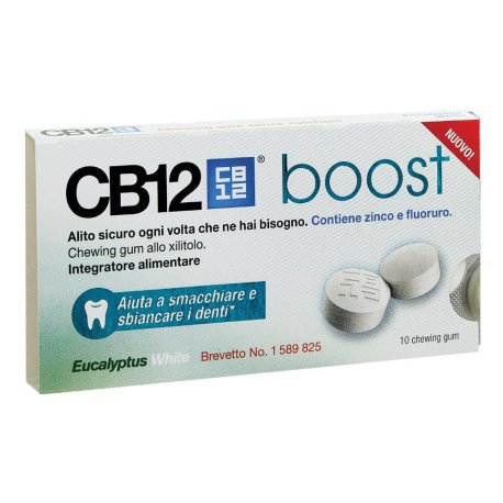 CB12 BOOST EUCAL WHITE 10CHEW