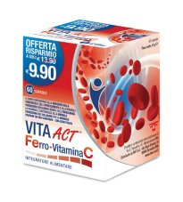 FERRO+VITAMINA C ACT 60CPS