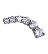 BJT949 EAR-CUFF 6 CRYSTAL