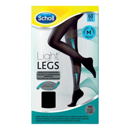 SCHOLL LIGHTLEGS60 DEN M NERO