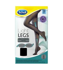 SCHOLL LIGHTLEGS20 DEN XL NERO