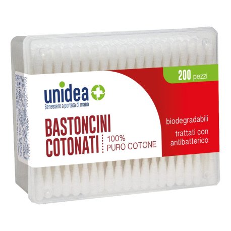 UNIDEA BASTONCINI COT 200PZ