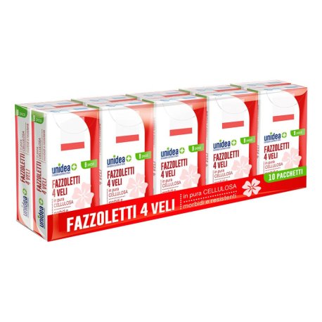 UNIDEA FAZZOLETTI 10PACCH 9PZ