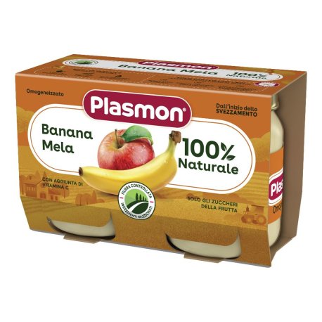 PLASMON OMOG BANANA/MELA2X104G