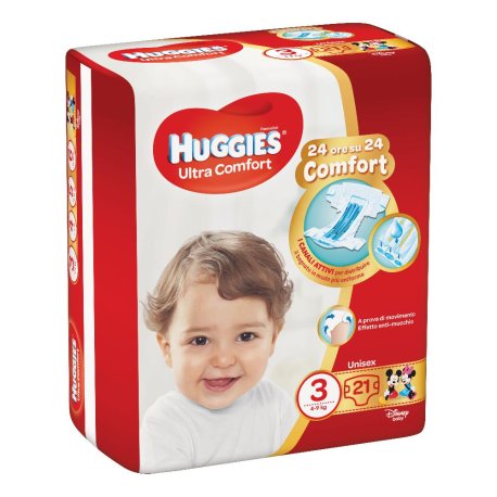 HUGGIES ULTRA COMFORT BAS3 21P