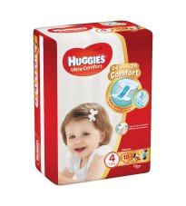 HUGGIES ULTRA COMFORT BAS4 18P