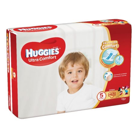 HUGGIES ULTRA COMFORT GR 5 42P