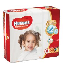 HUGGIES ULTRA COMFORT GR 6 34P