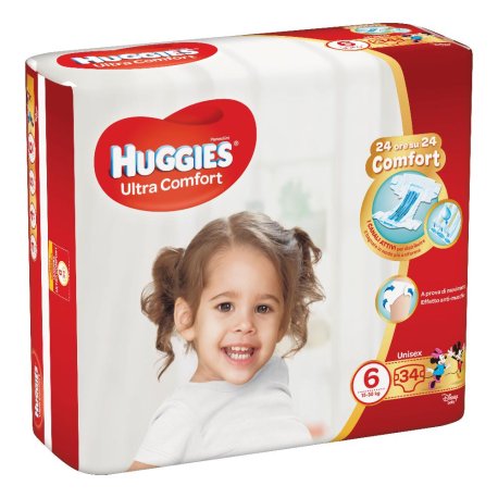 HUGGIES ULTRA COMFORT GR 6 34P