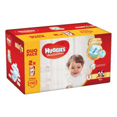 HUGGIES ULTRA COMFORT DU3 112P