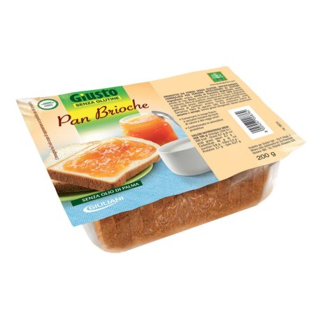 GIUSTO S/G PAN BRIOCHE 200G