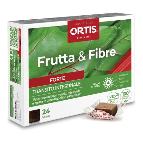 FRUTTA & FIBRE FORTE 24CUBETTI