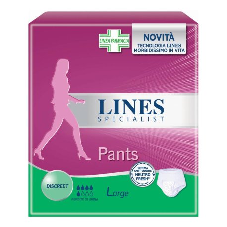 LINES SP PANTS DISCREET L 7P LINES SP PANTS DISCREET L 7P