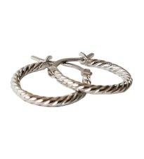 BJT990 ORECCHINI BRAIDED HOOP