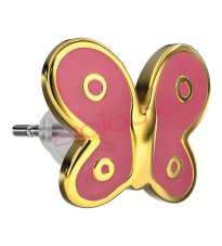 BJT710 GP PINK BUTTERFLY