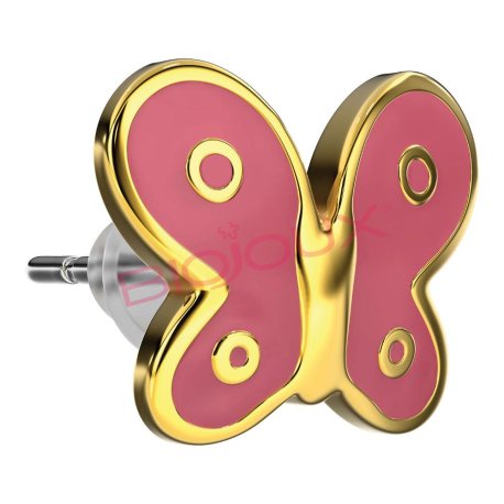 BJT710 GP PINK BUTTERFLY