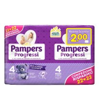 PAMPERS PROGRESSI MAXI 44PZ