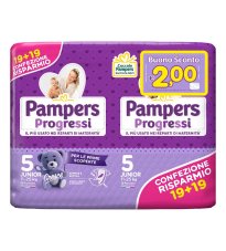 PAMPERS PROGRESSI JUNIOR 38PZ